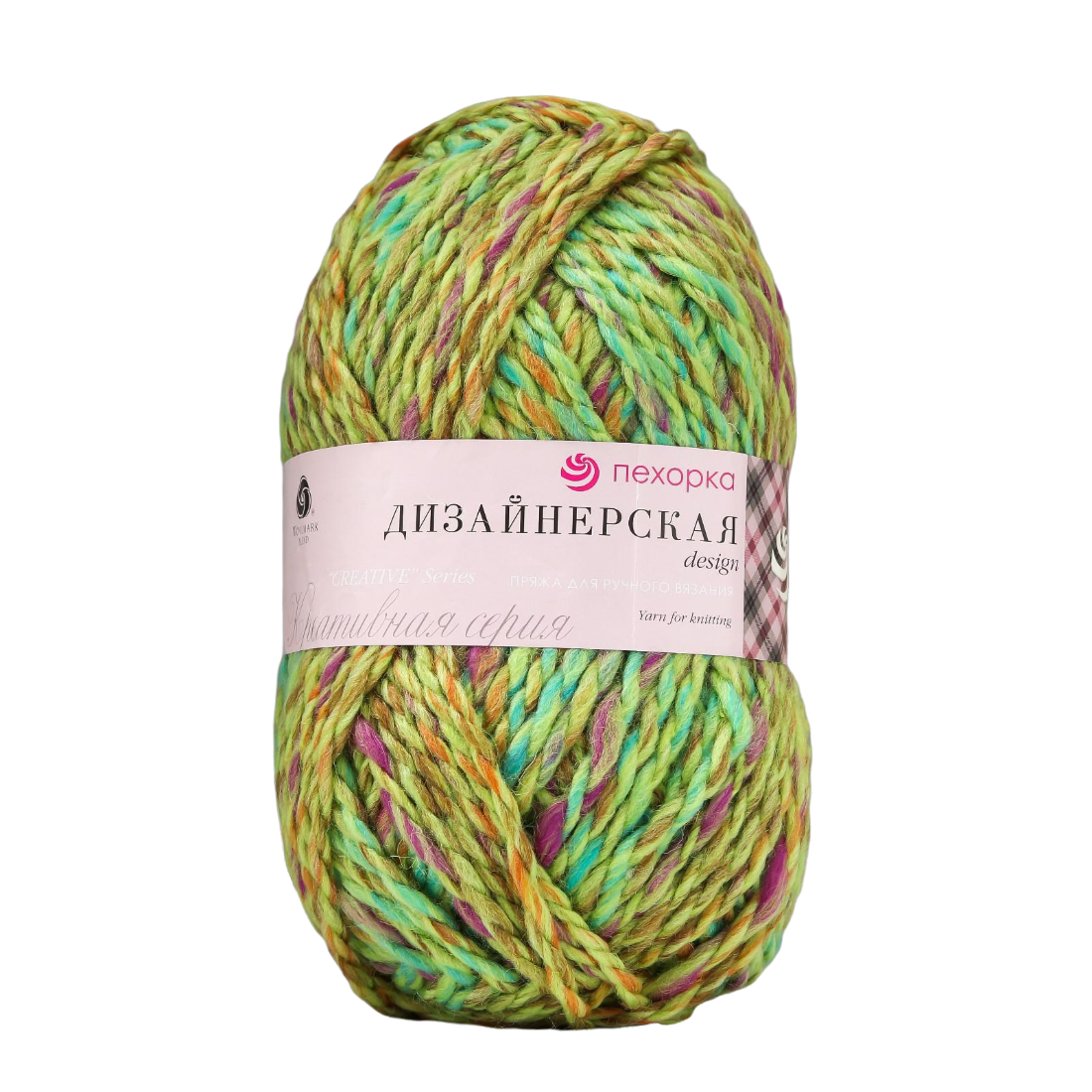 

Пряжа Дизайнерская 50% шерсть 50% акрил 150м/200гр (1236 М)