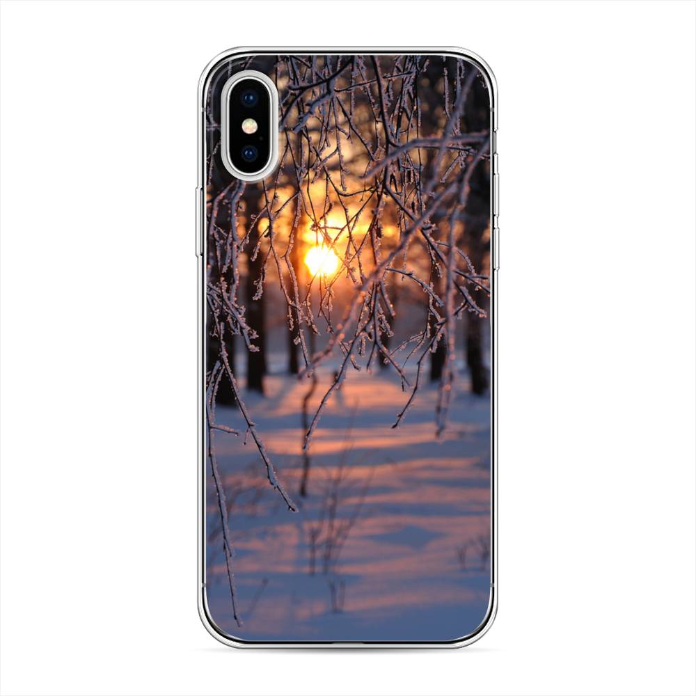 

Чехол для Apple iPhone XS "Зима 7", Оранжевый;розовый;черный, 11850-2