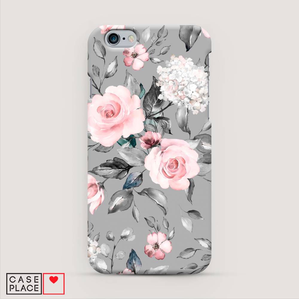 

Пластиковый чехол "Розы на сером" на Apple iPhone 6S, 0104S20-6