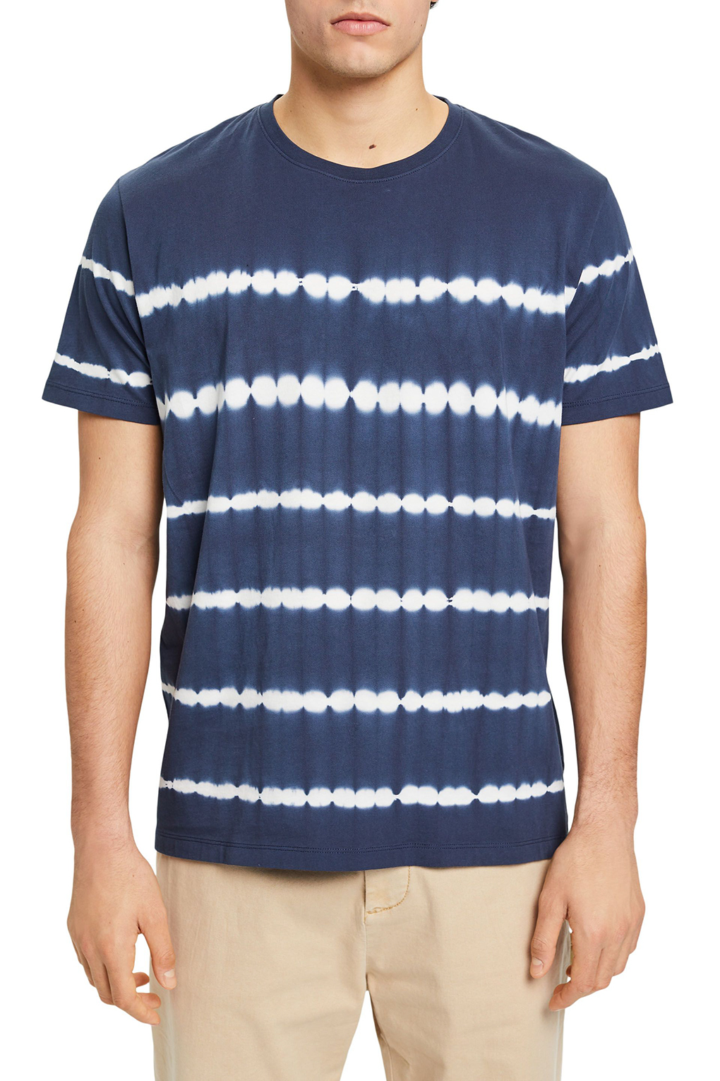 

Футболка мужская Esprit Casual 023EE2K313 синяя S, 023EE2K313