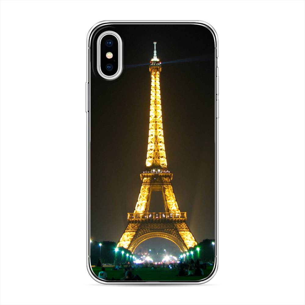

Чехол на Apple iPhone XS "Париж 2", Желтый;серый, 11850-2