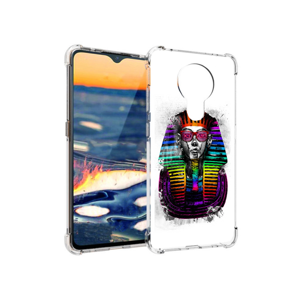 

Чехол MyPads Tocco для Nokia 5.3 модная богиня (PT227052.106.479), Прозрачный, Tocco