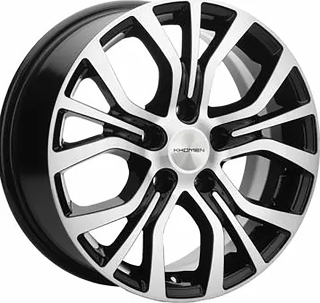 фото Колесный диск khomen wheels khw1608 outlander black-fp 6.5x16/5x114.3 et38 d67.1 whs498705