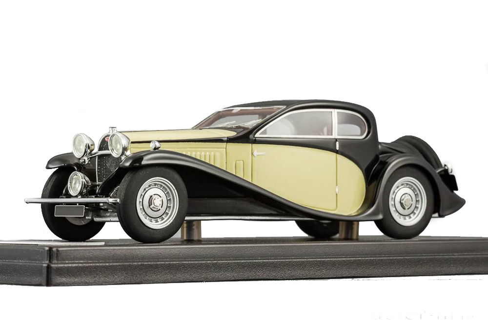 Модель коллекционная LOOKSMART Bugatti type 50 t 1930 black/cream