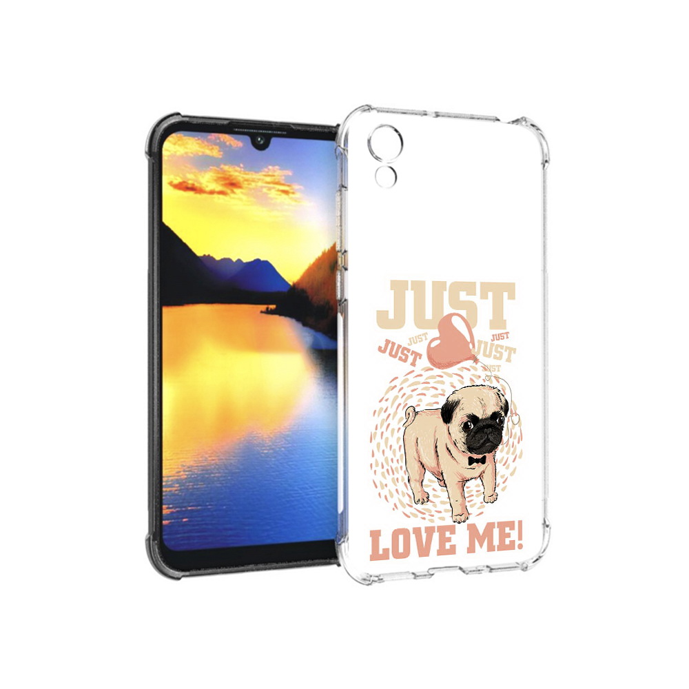 

Чехол MyPads Tocco для Huawei Y5 Люби меня, Прозрачный, Tocco