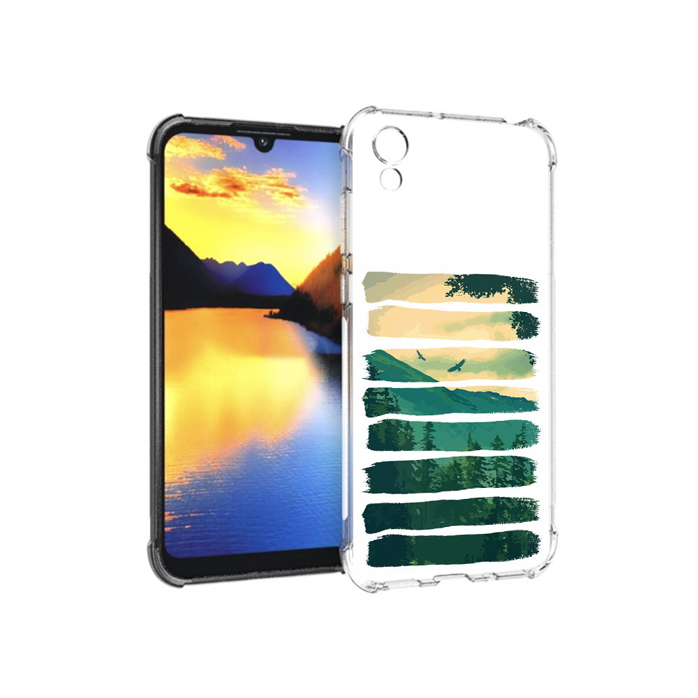 

Чехол MyPads Tocco для Huawei Y5 Лесная чаща, Прозрачный, Tocco