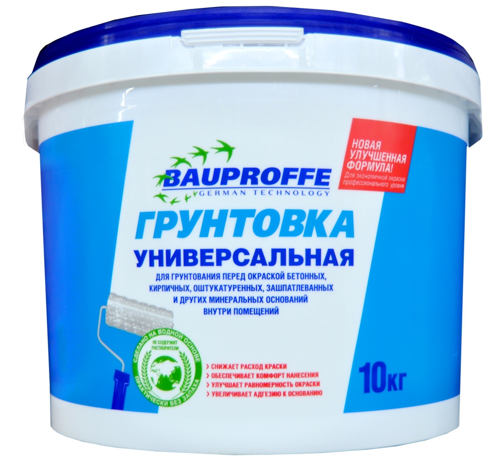 

Грунтовка BAUPROFFE 10 кг универсальная, Прозрачный