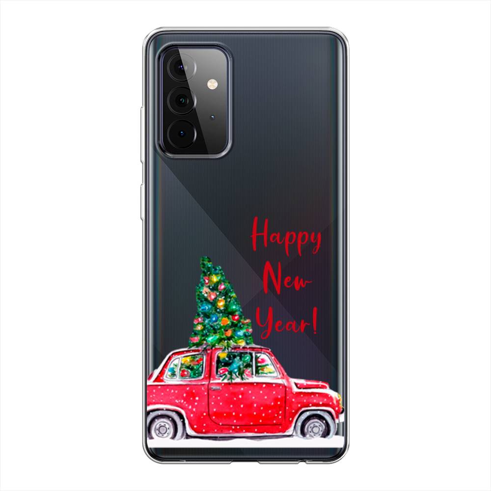 

Чехол на Samsung Galaxy A72 "Happy New Year", Красный;зеленый, 2101950-5