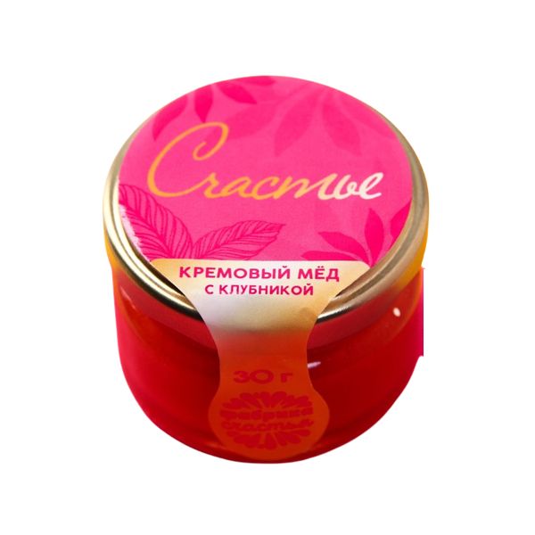 

Крем-мед с клубникой Счастье, 30 г