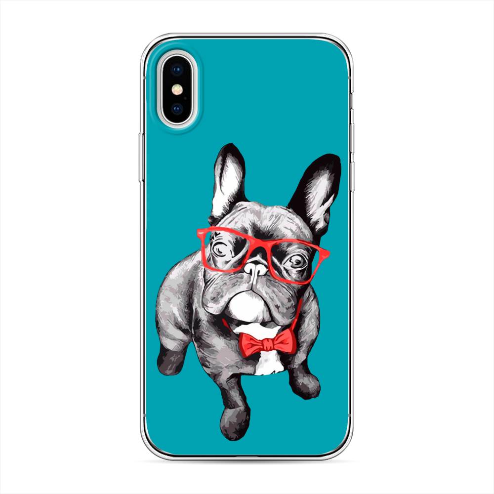 

Чехол для Apple iPhone XS "Французский бульдог", 11850-1