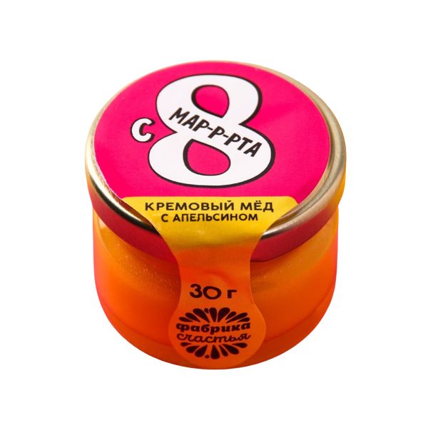

Крем-мед с апельсином С 8 марта, 30 г