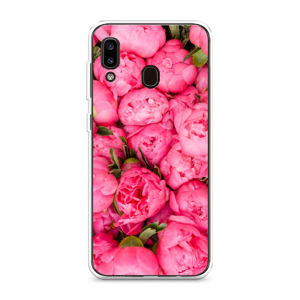 

Силиконовый чехол "Прекрасные пионы" на Samsung Galaxy A20, Разноцветный, 27650-8