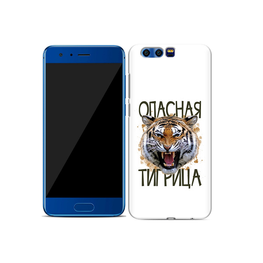 

Чехол MyPads Tocco для Honor 9 опасная тигрица (PT72546.48.527), Прозрачный, Tocco