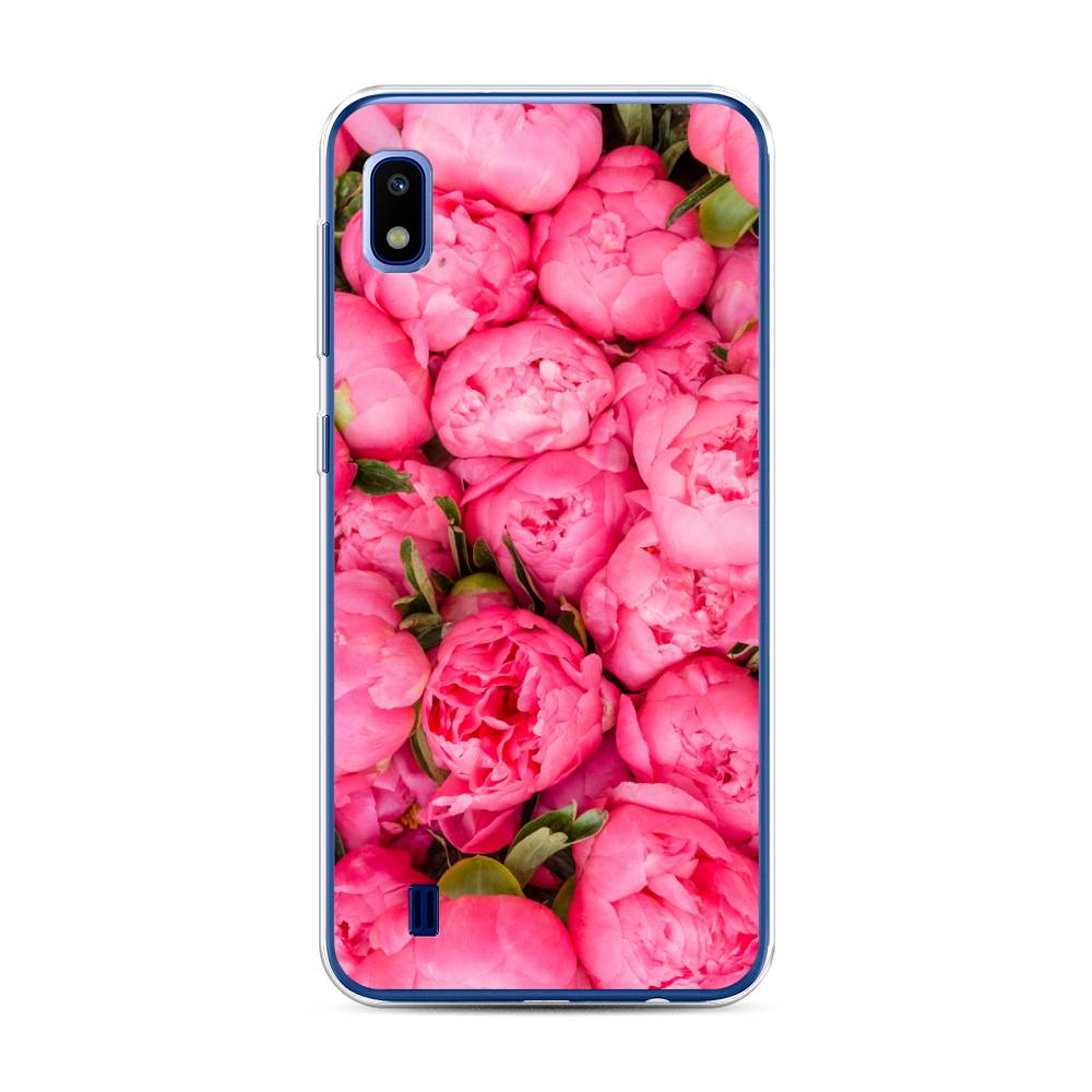 

Силиконовый чехол "Прекрасные пионы" на Samsung Galaxy A10, Разноцветный, 27950-8