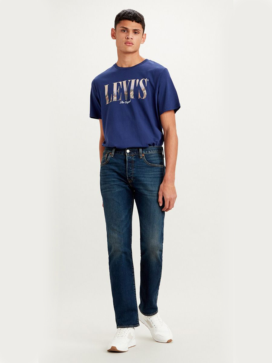 Джинсы мужские Levi's 00501 синие 33/30 UK