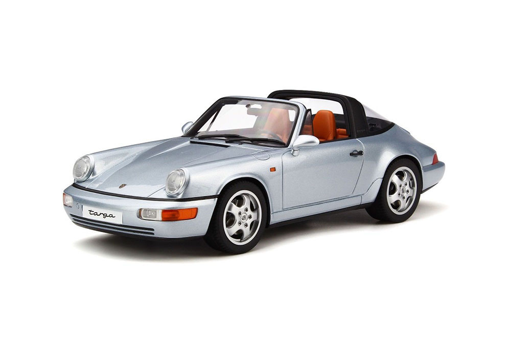 Модель коллекционная GT SPIRIT Porsche 911 (964) targa 1991 silver