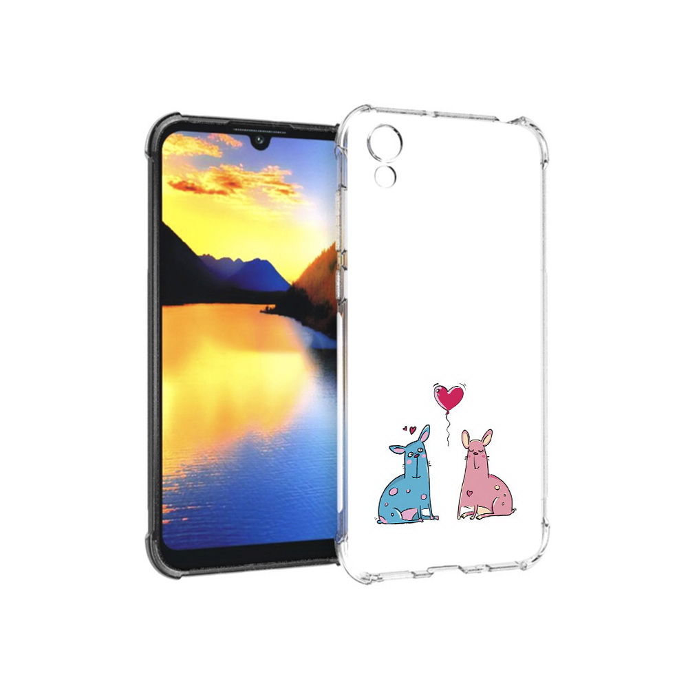 

Чехол MyPads Tocco для Huawei Y5 Лама любовь, Прозрачный, Tocco