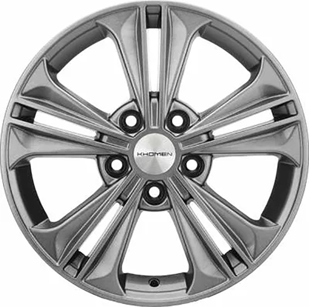 фото Колесный диск khomen wheels khw1603 (creta/seltos) gray 6x16/5x114.3 et43 d67.1 whs497880