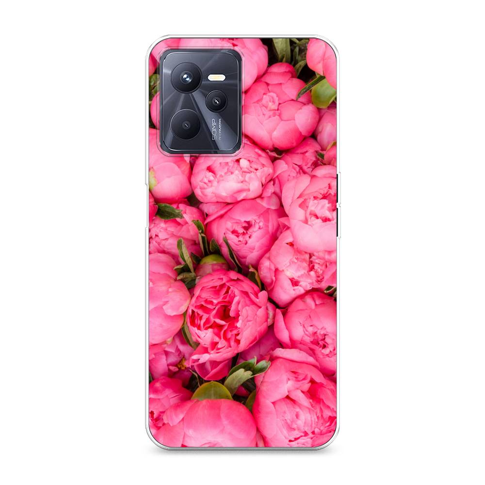 

Силиконовый чехол "Прекрасные пионы" на Realme C35, Разноцветный, 259250-8