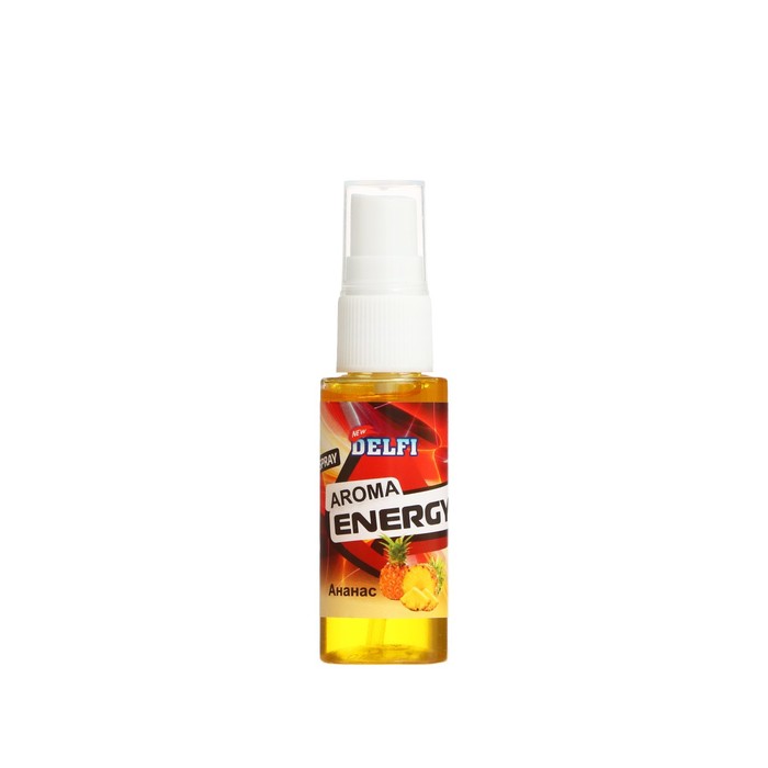 

Делфи Ароматизатор DELFI AROMA ENERGY Spray, летний, ананас, 30 мл, Желтый
