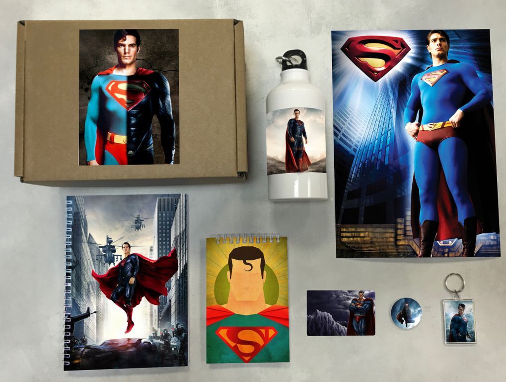 

Бокс с подарком Супермен, Superman - 4, 53504751-1, 7 предметов