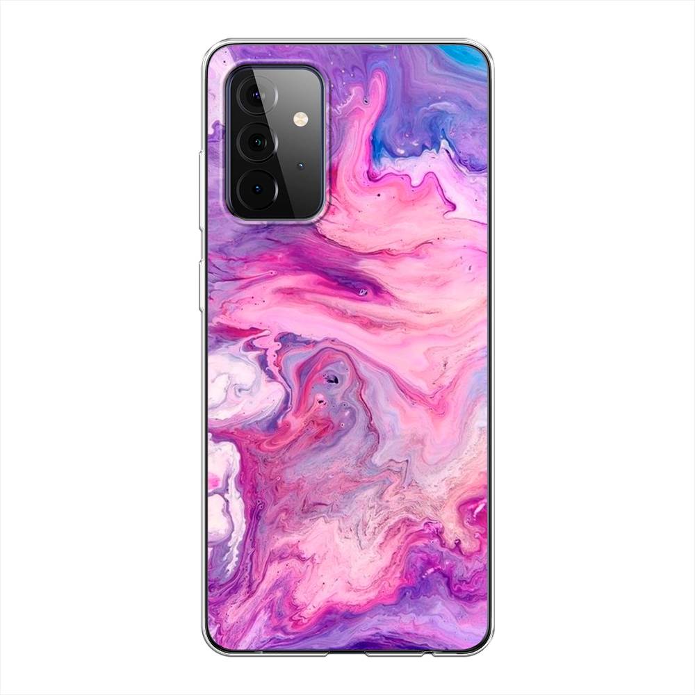 

Чехол на Samsung Galaxy A72 "Нежно-розовая абстракция", Розовый, 2101950-3