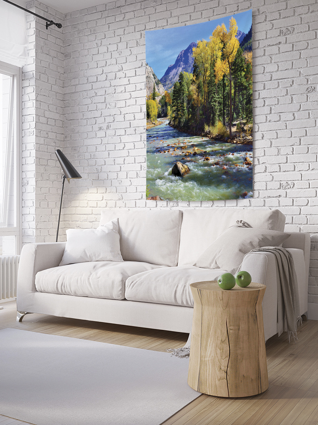 

Вертикальное фотопанно на стену JoyArty Горный ручей 100x150 см, Горный ручей