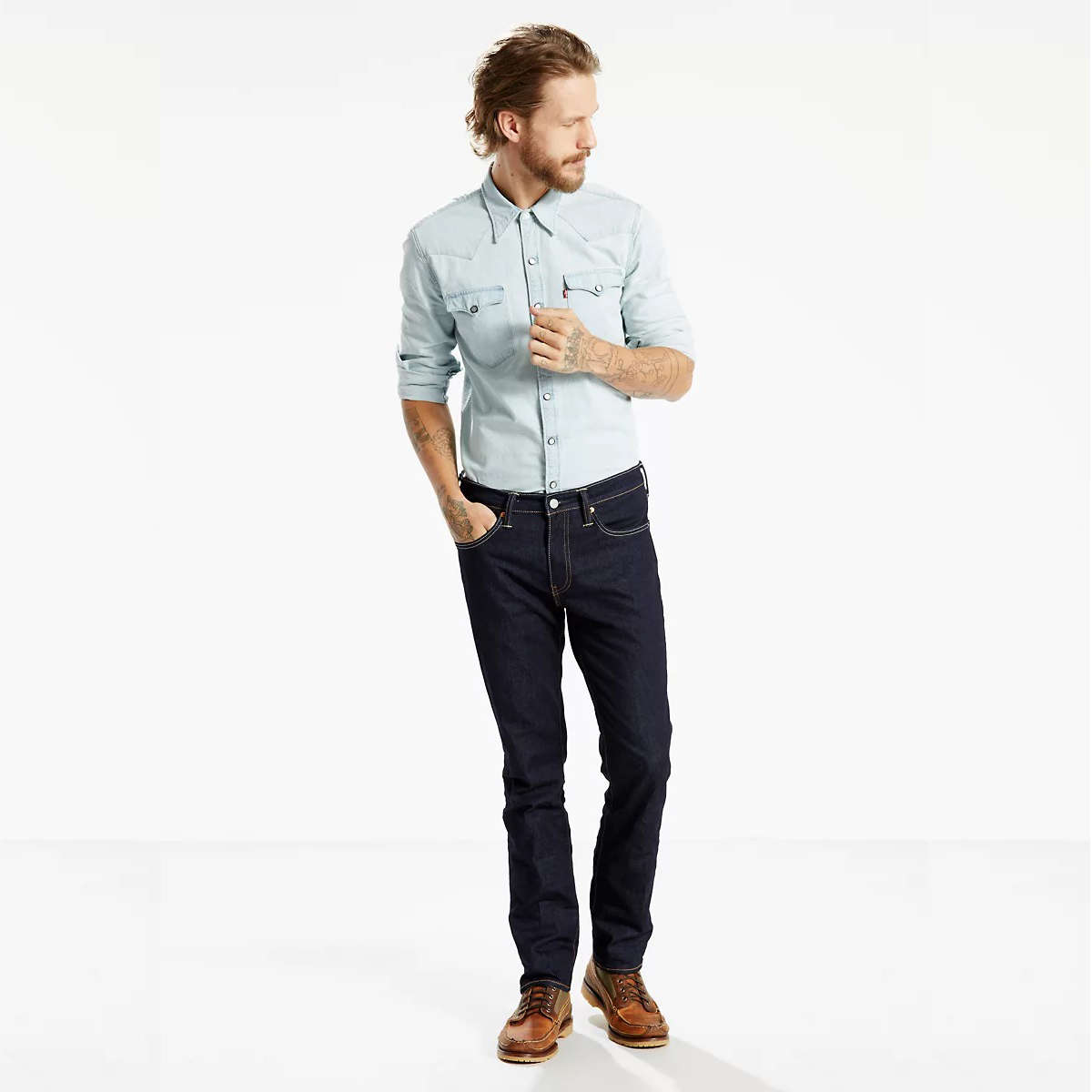 фото Джинсы мужские levi's 04511 синие 30/30 uk