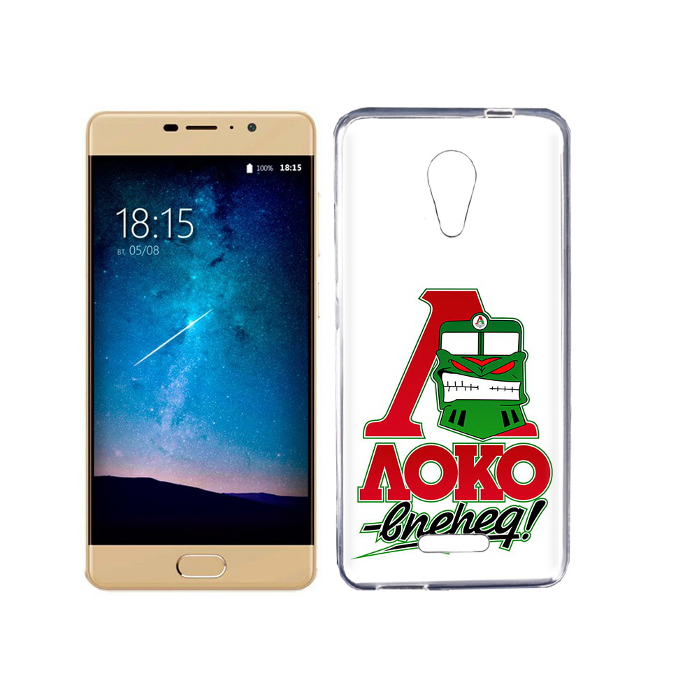 

Чехол MyPads Tocco для BQ 5201 Space ФК локо вперед, Прозрачный, Tocco