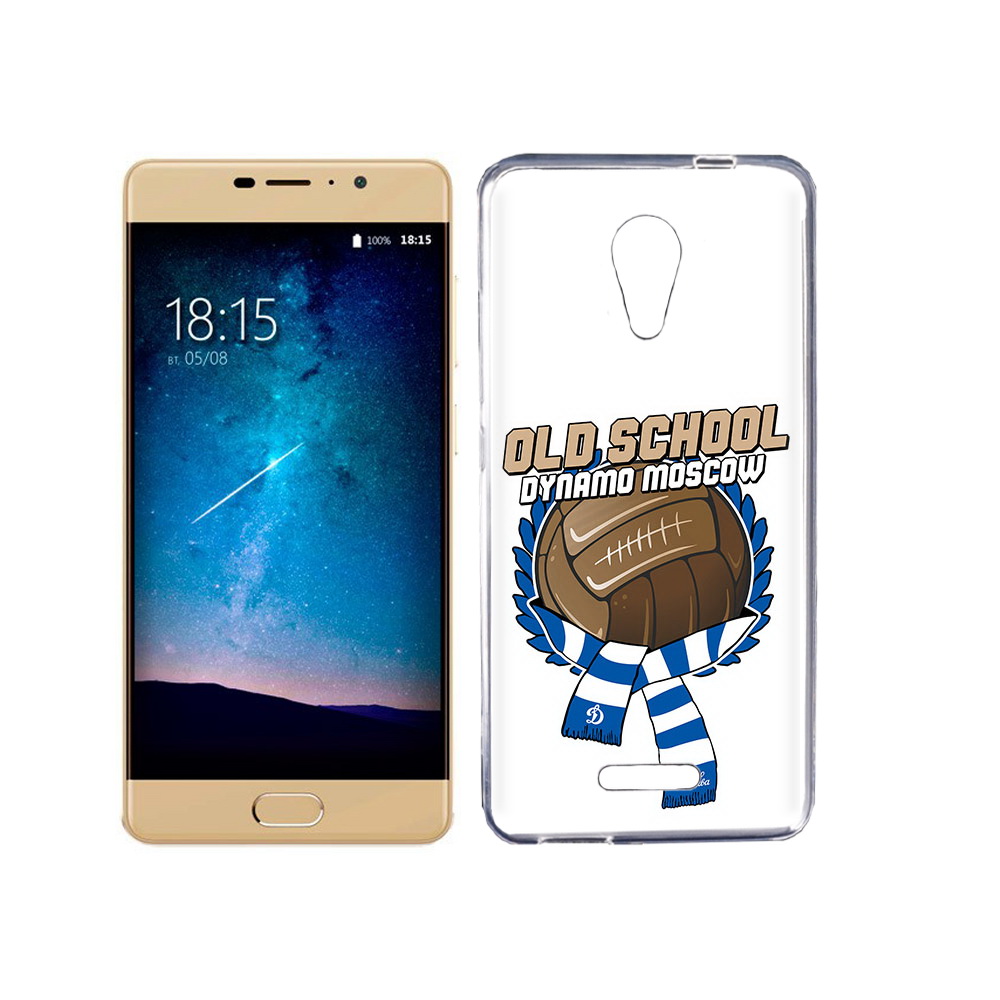 

Чехол MyPads Tocco для BQ 5201 Space ФК Динамо олд скул, Прозрачный, Tocco