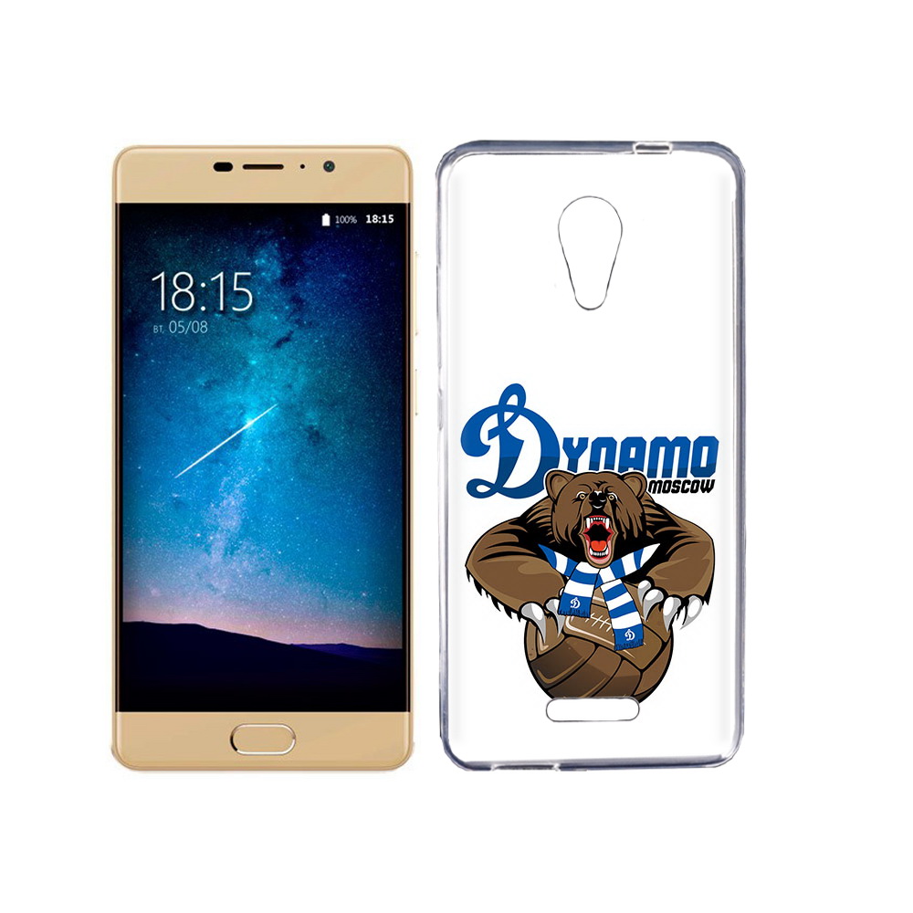 

Чехол MyPads Tocco для BQ 5201 Space ФК Динамо медведь, Прозрачный, Tocco