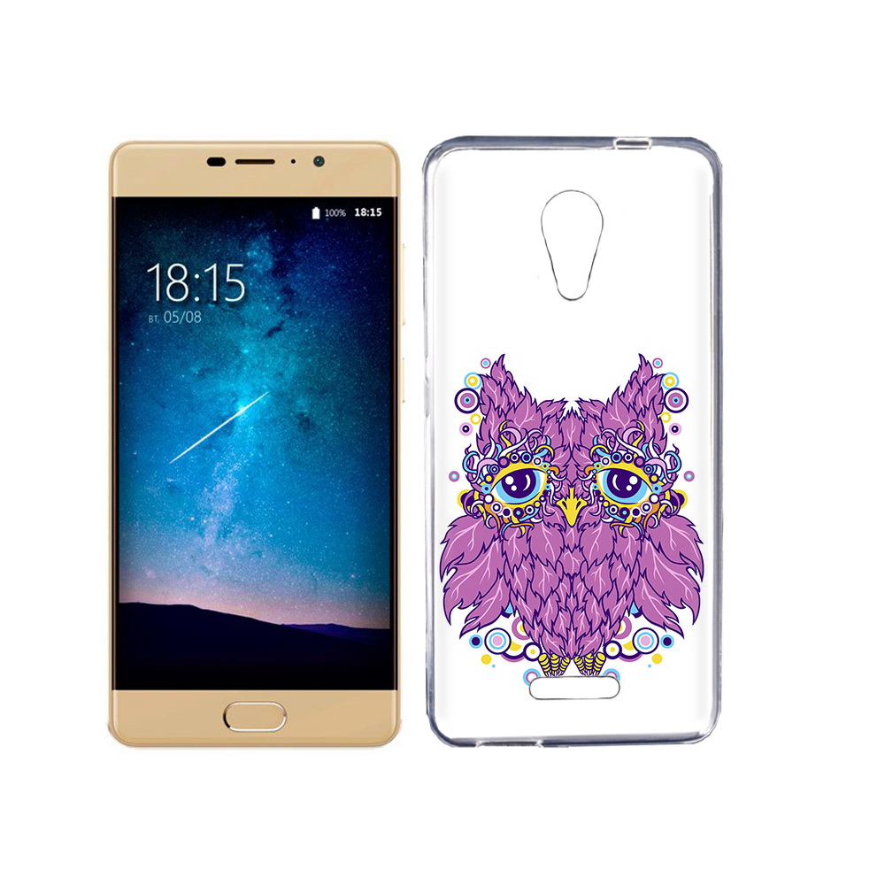 

Чехол MyPads Tocco для BQ 5201 Space Розовая сова, Прозрачный, Tocco