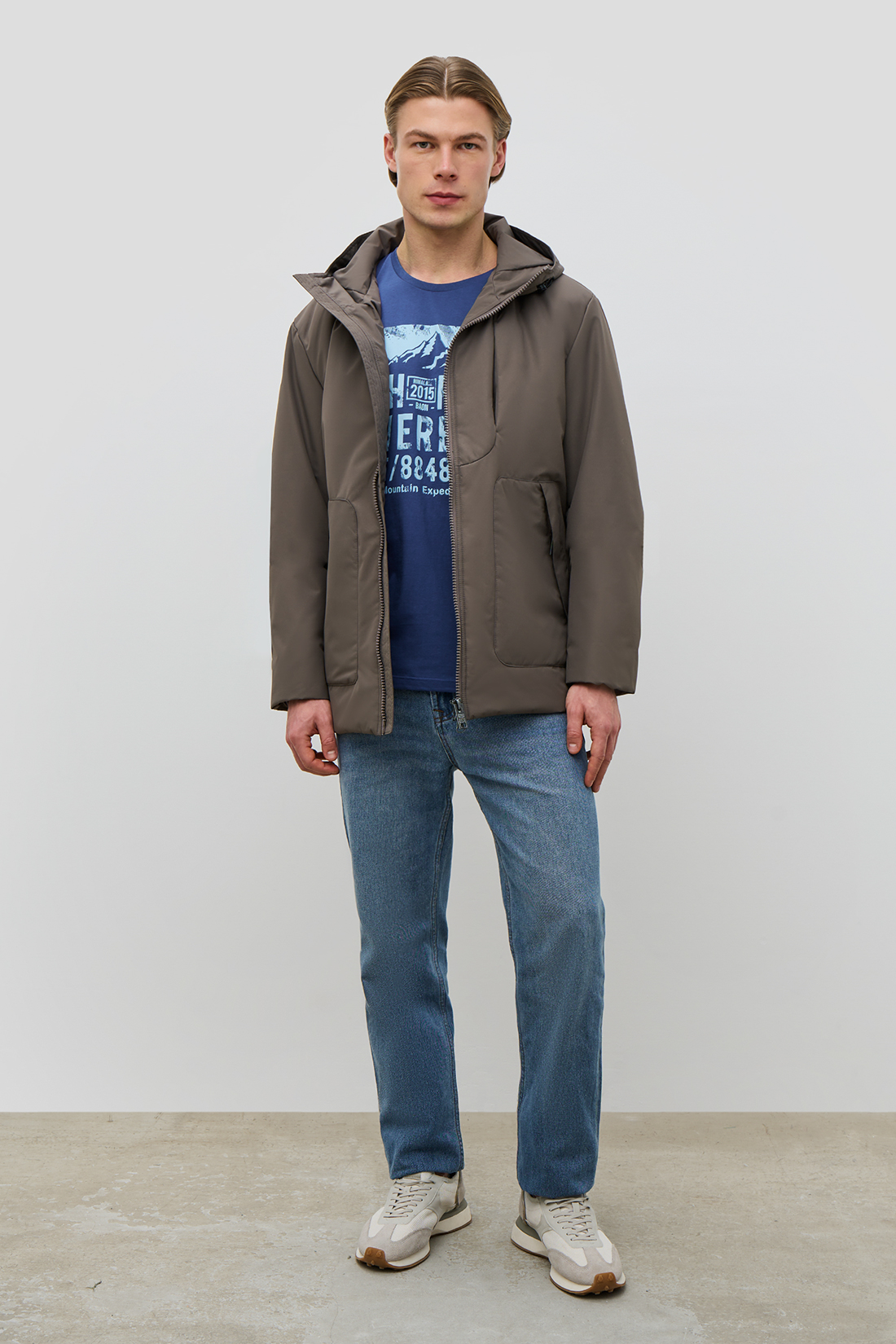 Куртка мужская Baon B5323002 коричневая XL