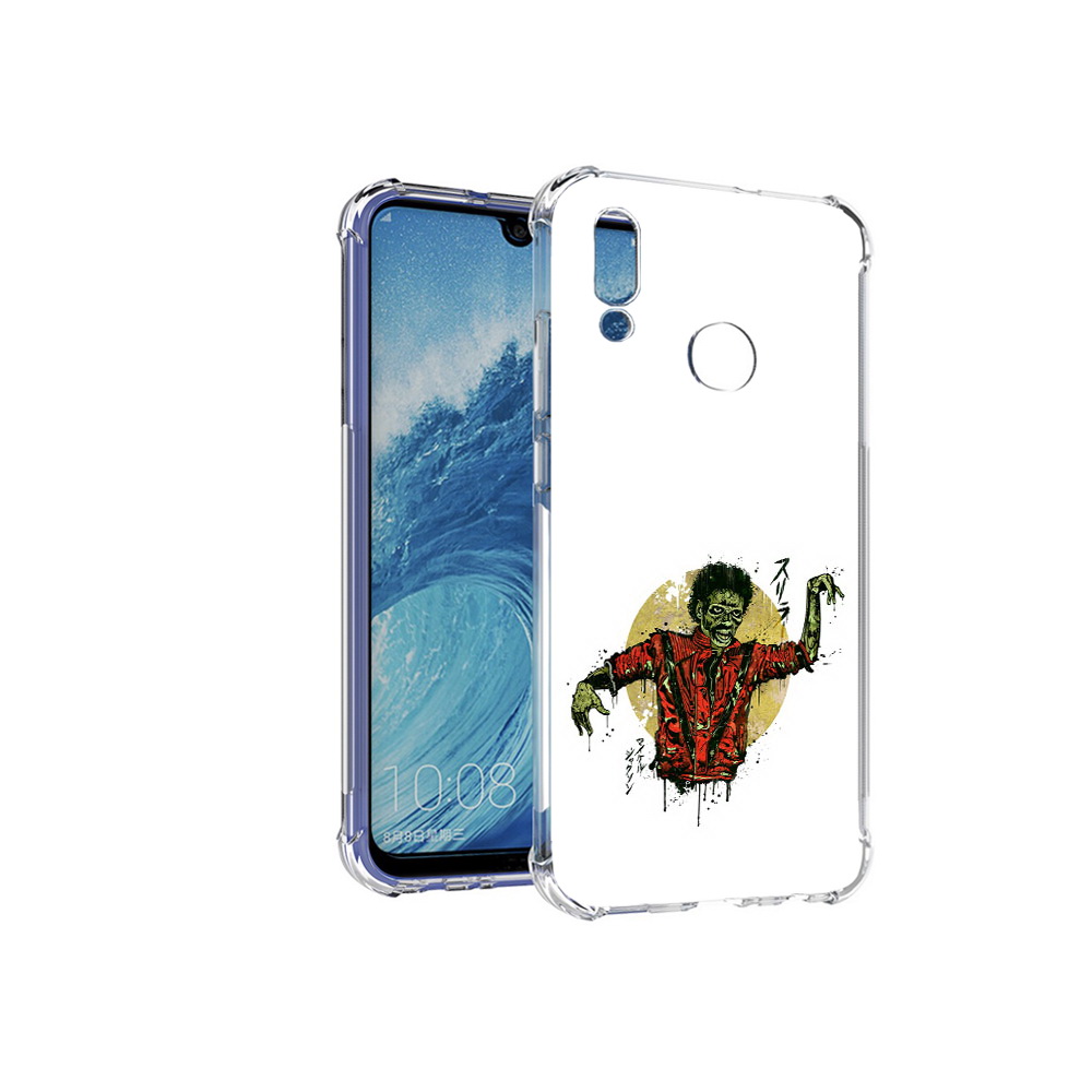 

Чехол MyPads Tocco для Huawei P Smart (2019) Зомби, Прозрачный, Tocco