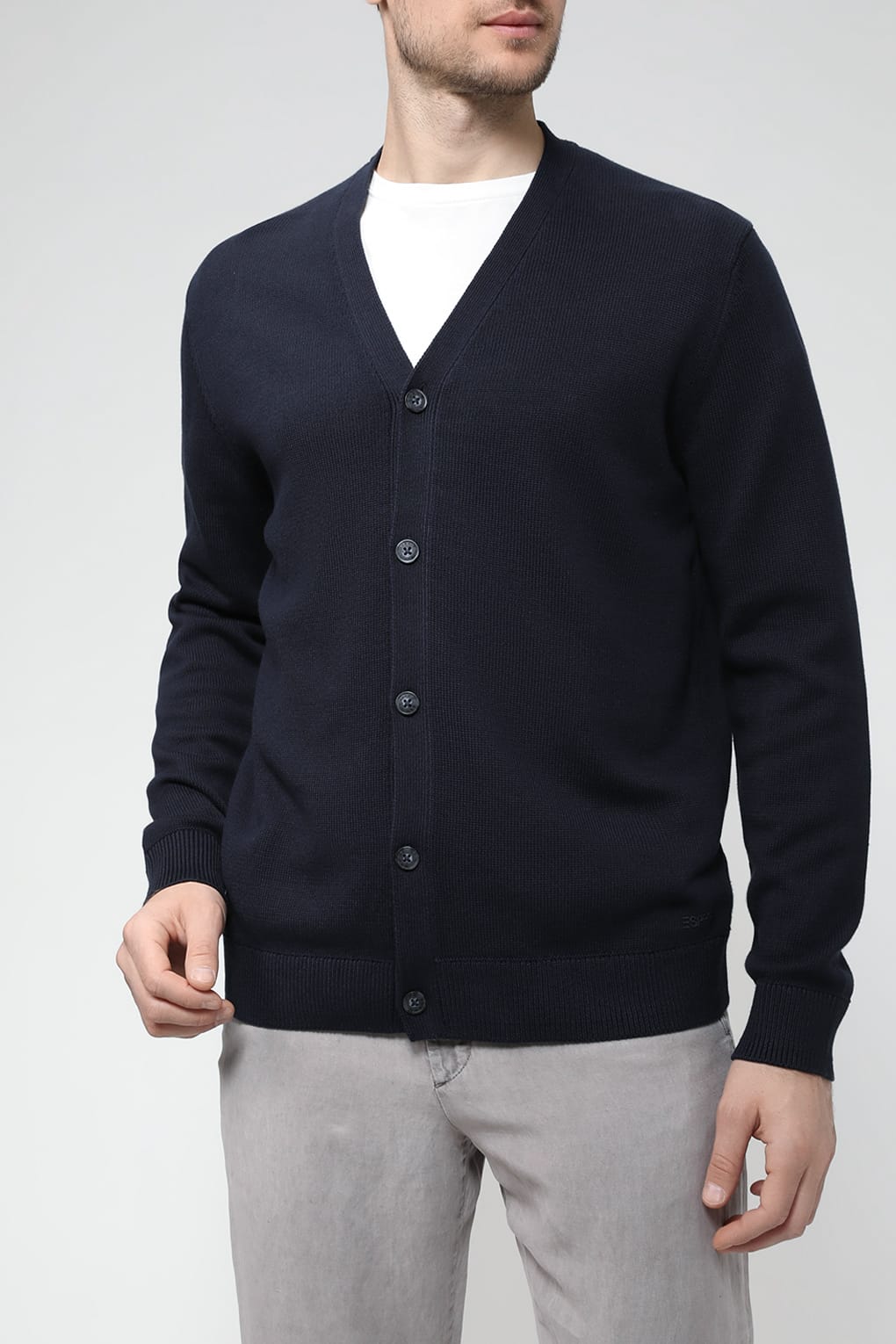 

Кардиган мужской Esprit Casual 013EE2I303 синий XL, 013EE2I303