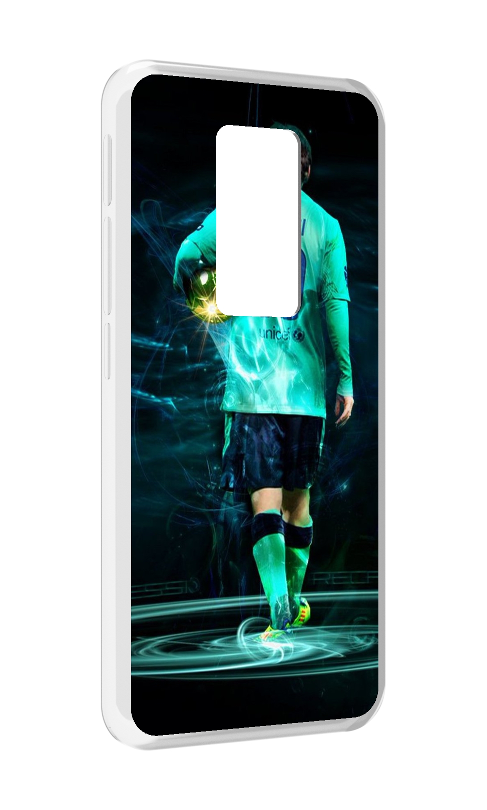 

Чехол MyPads Месси мужской для Motorola Defy 2021, Прозрачный, Tocco