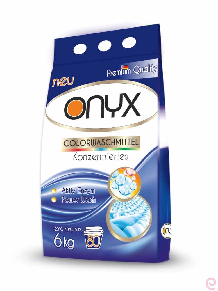 

Стиральный порошок Onyx Color для цветного белья 6 кг, Стиральный порошок ONYX Color для цветного белья 6 кг