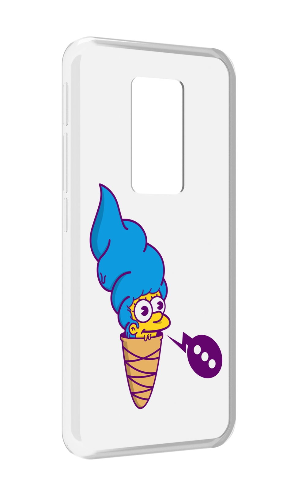 

Чехол MyPads Мардж-рожок для Motorola Defy 2021, Прозрачный, Tocco