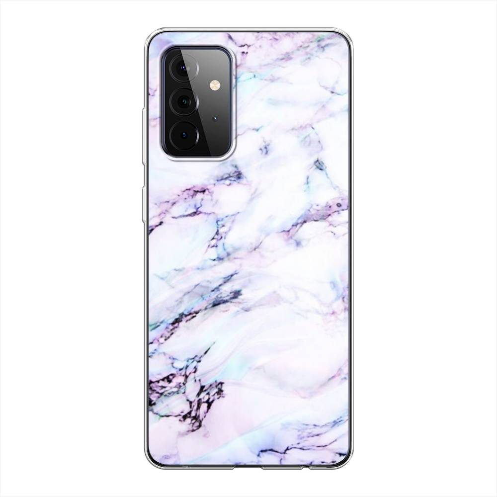 

Чехол на Samsung Galaxy A72 "Радужный мрамор", Серый;фиолетовый, 2101950-3