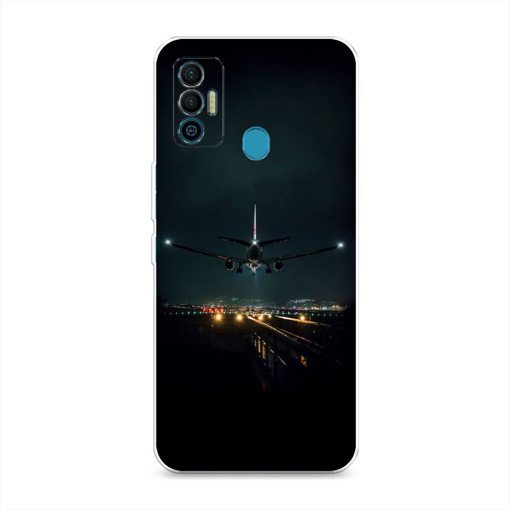 

Силиконовый чехол "Ночной рейс" на Tecno Spark 7, Разноцветный, 301050-6