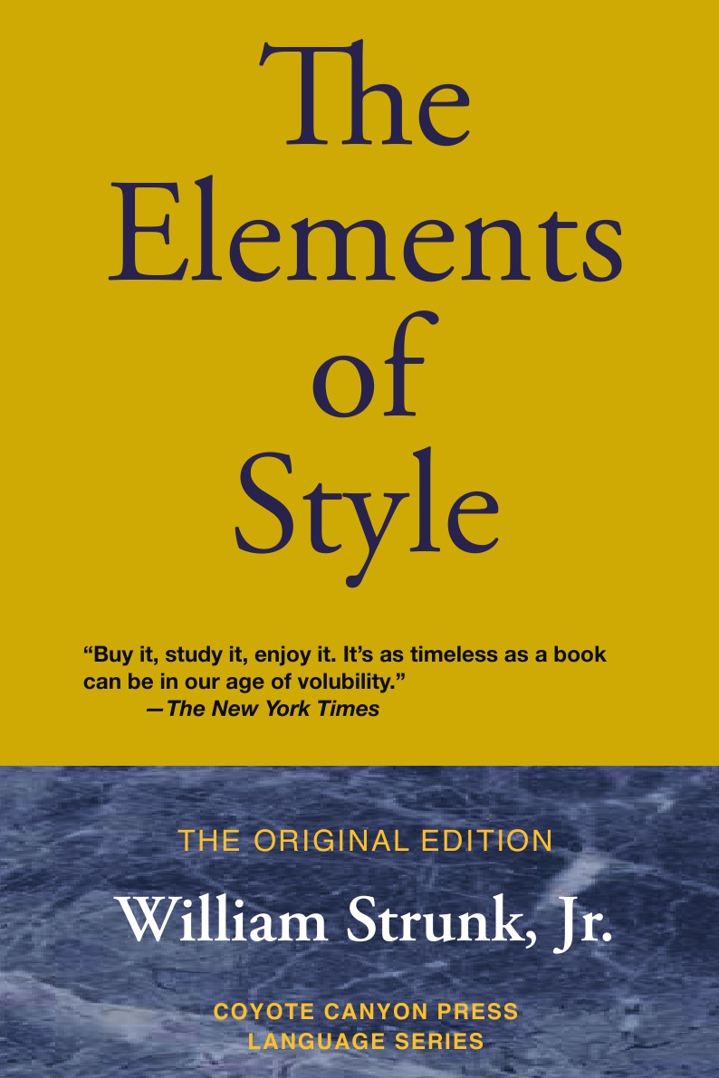 

The Elements of Style