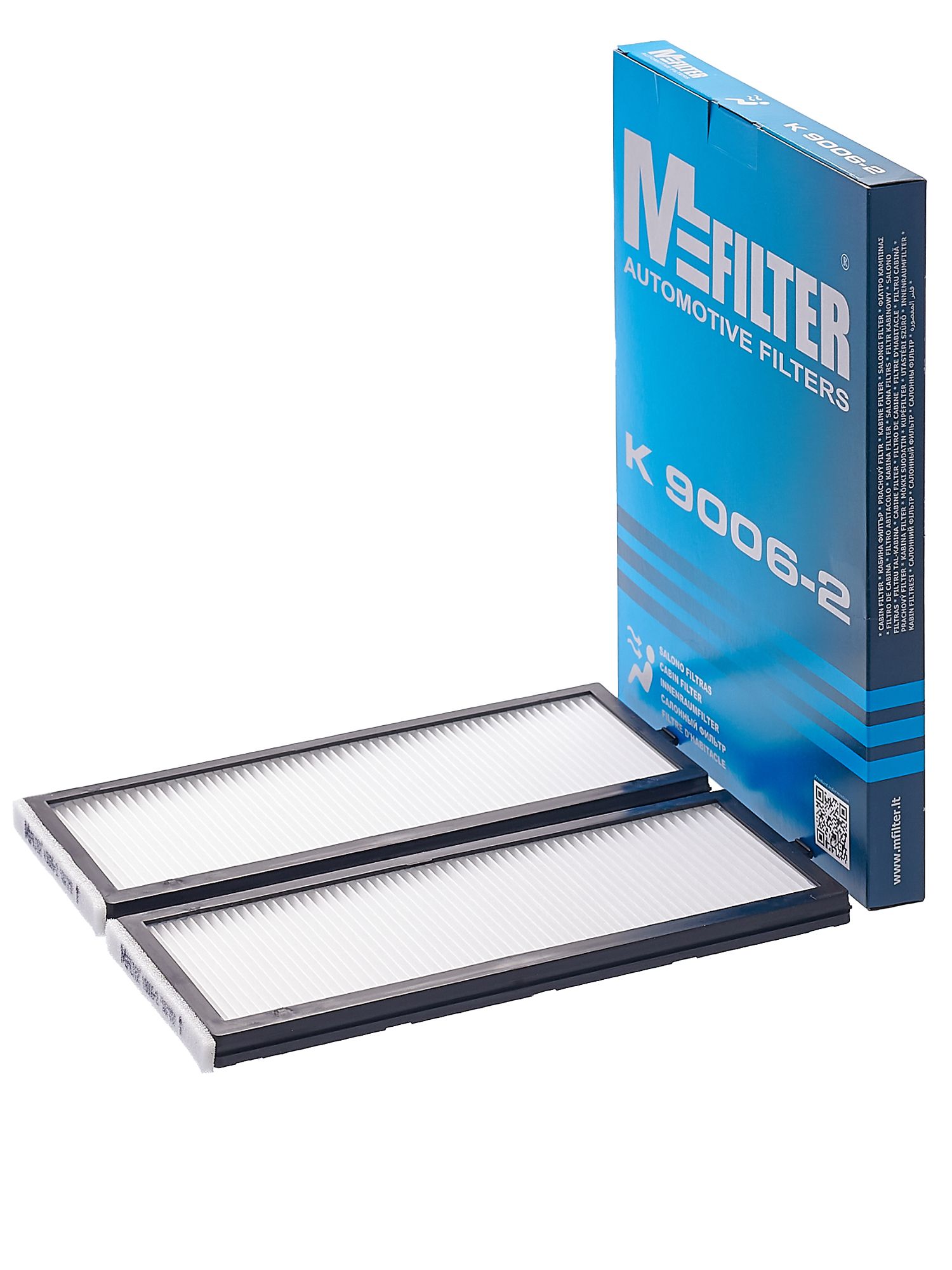 

Фильтр салона K 9006-2 Mfilter, made EU. Hyundai Accent II, Getz. Аналог: CU 2506-2