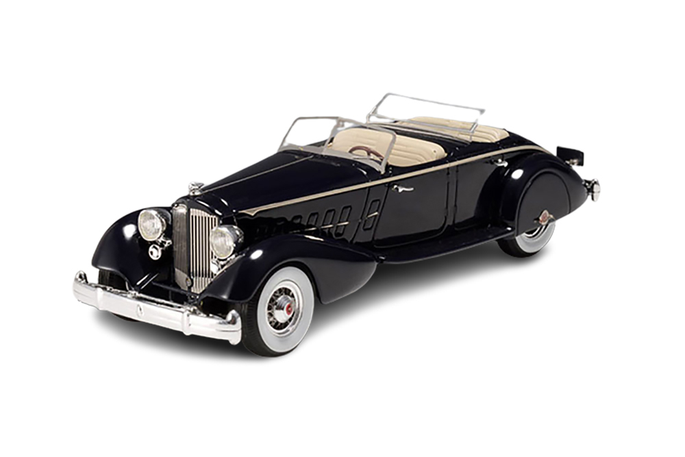 Packard twelve model 1108 lebaron sport phaeton dark blue / паккард двенадцать модель 1108