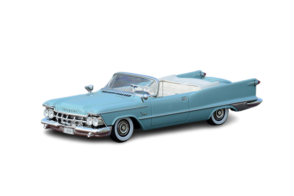 Chrysler imperial crown convertible (открытый) 1959 normandy blue / chrysler империал коро