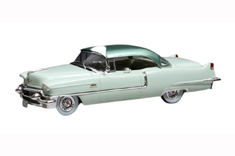 

Модель коллекционная GIM Cadillac series 62 coupe de ville 1956 light green/metallic green, Зеленый