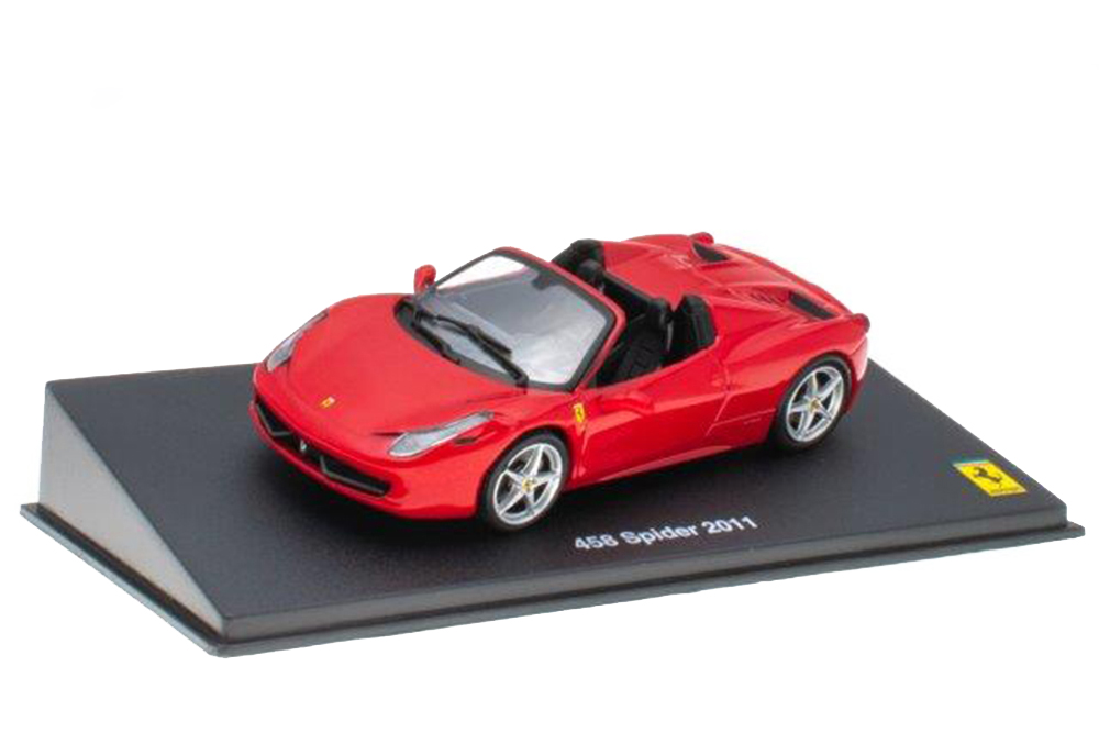 Модель коллекционная ALTAYA Ferrari 458 spider 2011 red / феррари 458 паук 2011 красный