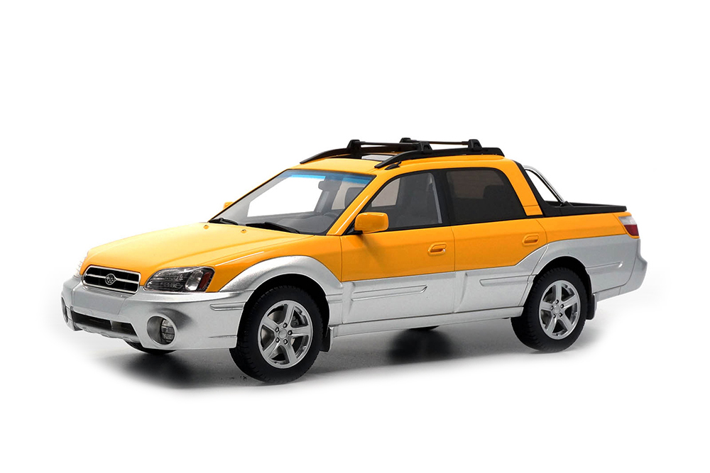 

Модель коллекционная DNA Subaru baja 2002 yellow