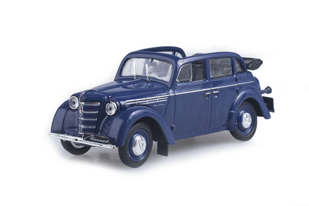 

Moskvich 400-420A convertible (ussr russian) 1940 blue | москвич 400-420А автолегенды ссср, Синий