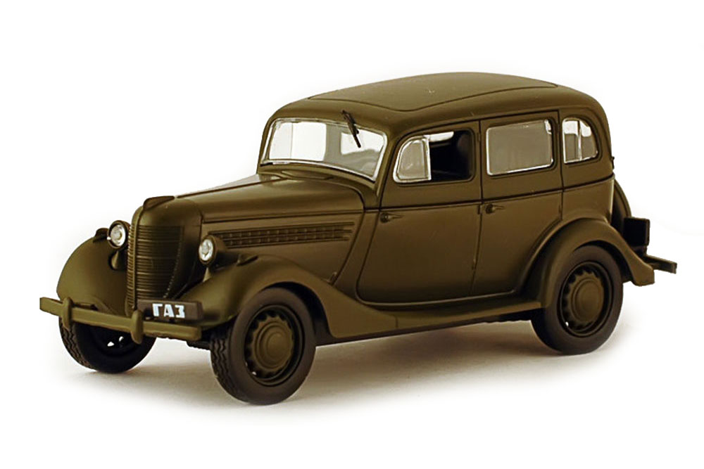 

Модель коллекционная DEAGOSTINI Горький 11-73 (автолегенды ссср #19), Хаки