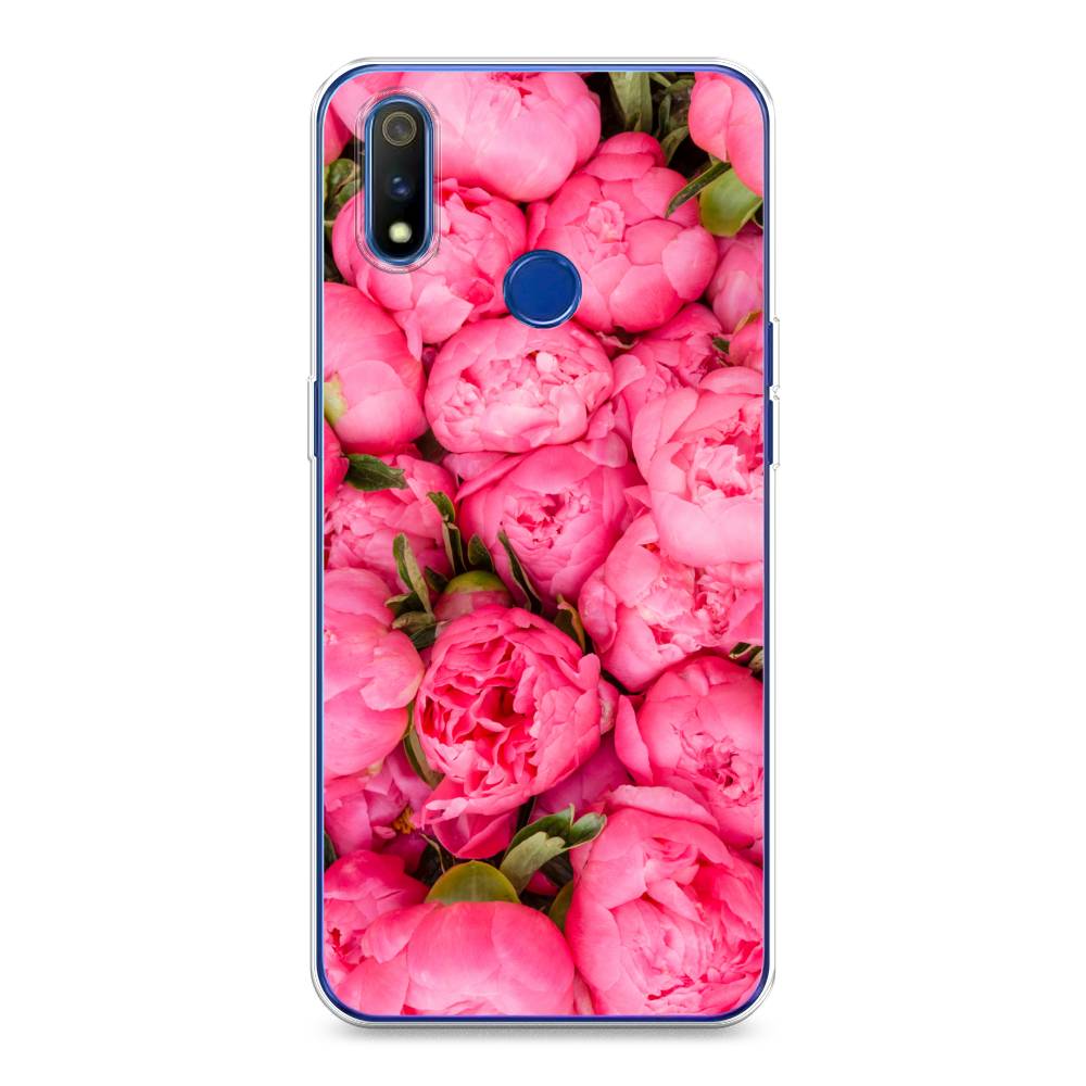 

Силиконовый чехол "Прекрасные пионы" на Realme 3 Pro, 251250-8